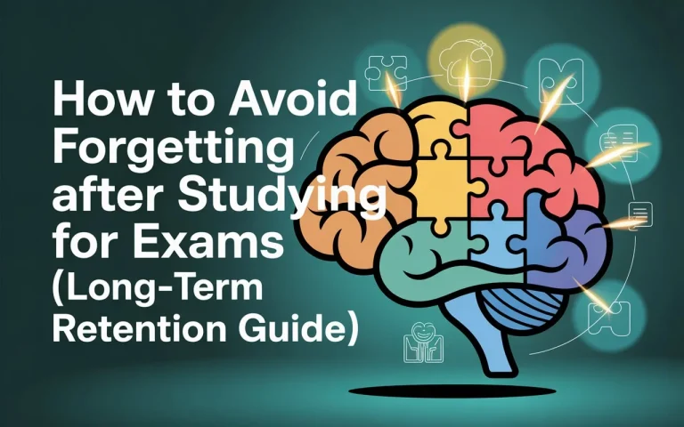 How to Avoid Forgetting After Studying for Exams (Long-Term Retention Guide)
