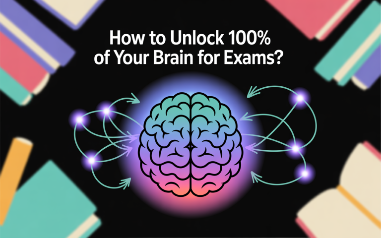 How to Unlock 100% of Your Brain for Exams?